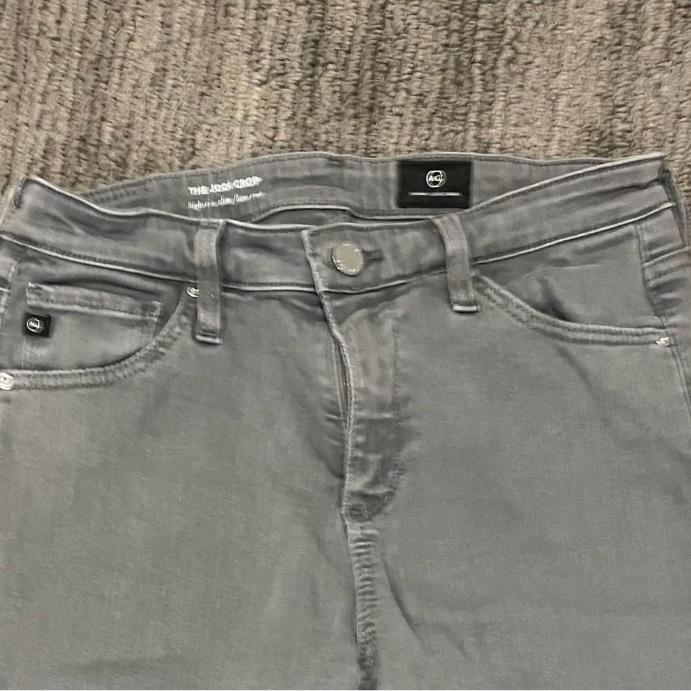AG Jodi Hi Rise Slim Crop Flare jeans gray - Picture 7 of 12